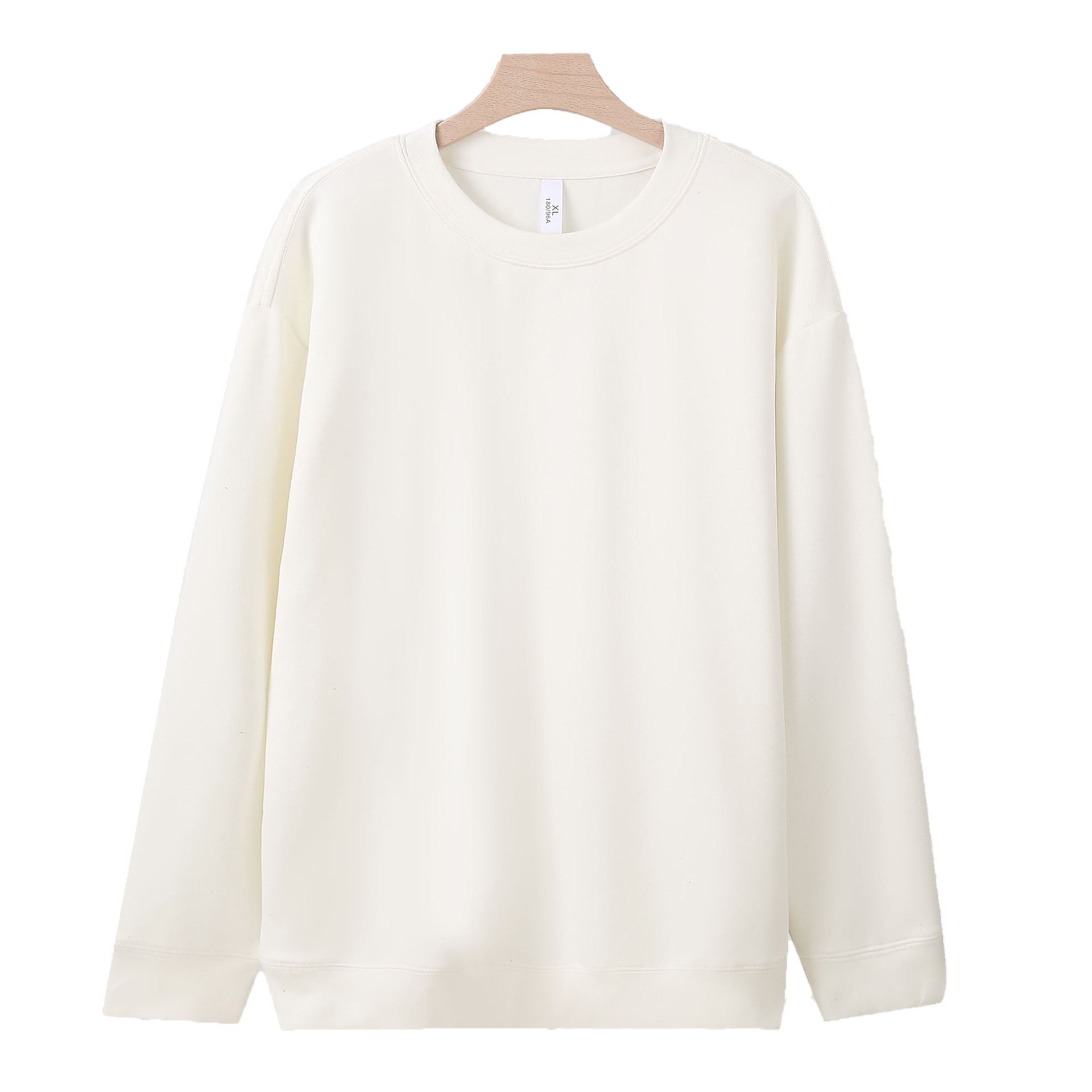 280g otoño e invierno de terciopelo alemán cuello redondo suéter de manga larga camiseta de manga larga camisa de fondo temperatura constante calor color sólido más terciopelo grueso