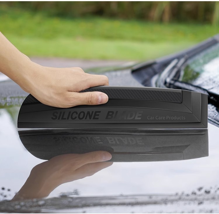 Integrated Car Wash Silicone Squeegee, No Noise, No Paint Damage