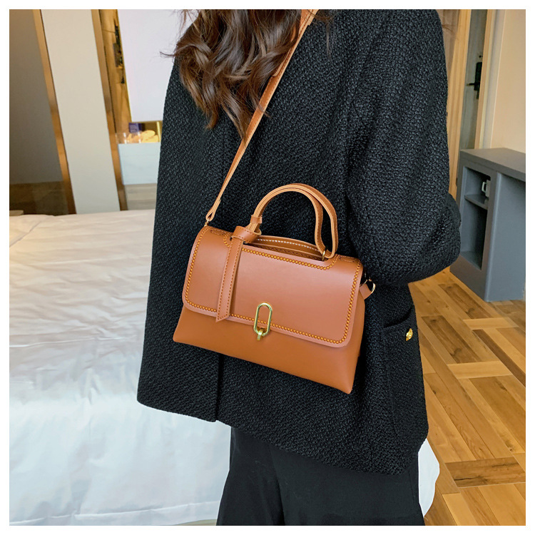 Lock Casual Shoulder Bag