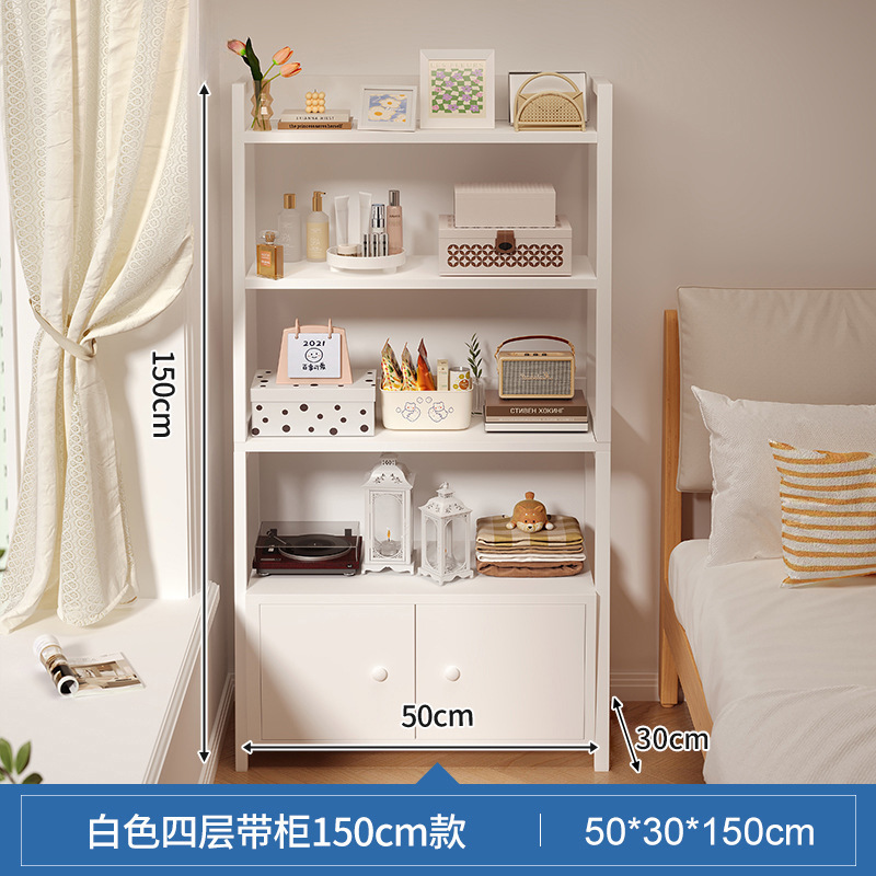 Estante junto a la cama, armario de almacenamiento junto a la cama, armario de almacenamiento, estantería de piso a techo, dormitorio doméstico, estante de exhibición de estantería multicapa