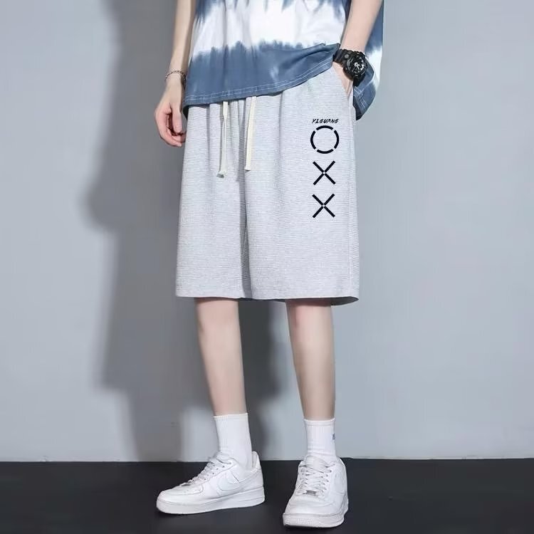 American Style High Street Shorts Men's Summer Thin Outer Wear Loose Basketball Pants Five-point Casual Sports Pants Men's Trendy