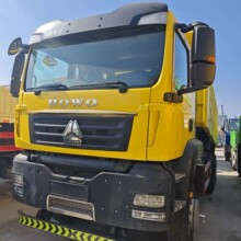 出口外贸 重汽豪沃陕汽自卸车 375  371马力6x4 后八轮运输渣土