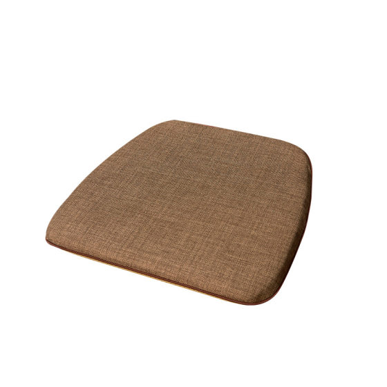 Chinese linen strap cushion wholesale U-shaped horseshoe cotton non-slip breathable dining chair cushion removable washable chair cushion