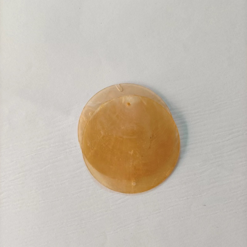 天然镜贝壳圆片散装饰品配件双孔白贝母手工diy灯具婚礼庆典布置|undefined