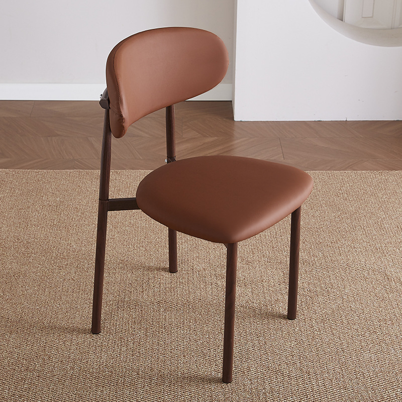 Silla de comedor práctica de viento crema silla de comedor doméstica pequeña silla moderna simple silla de restaurante de hotel de estudio