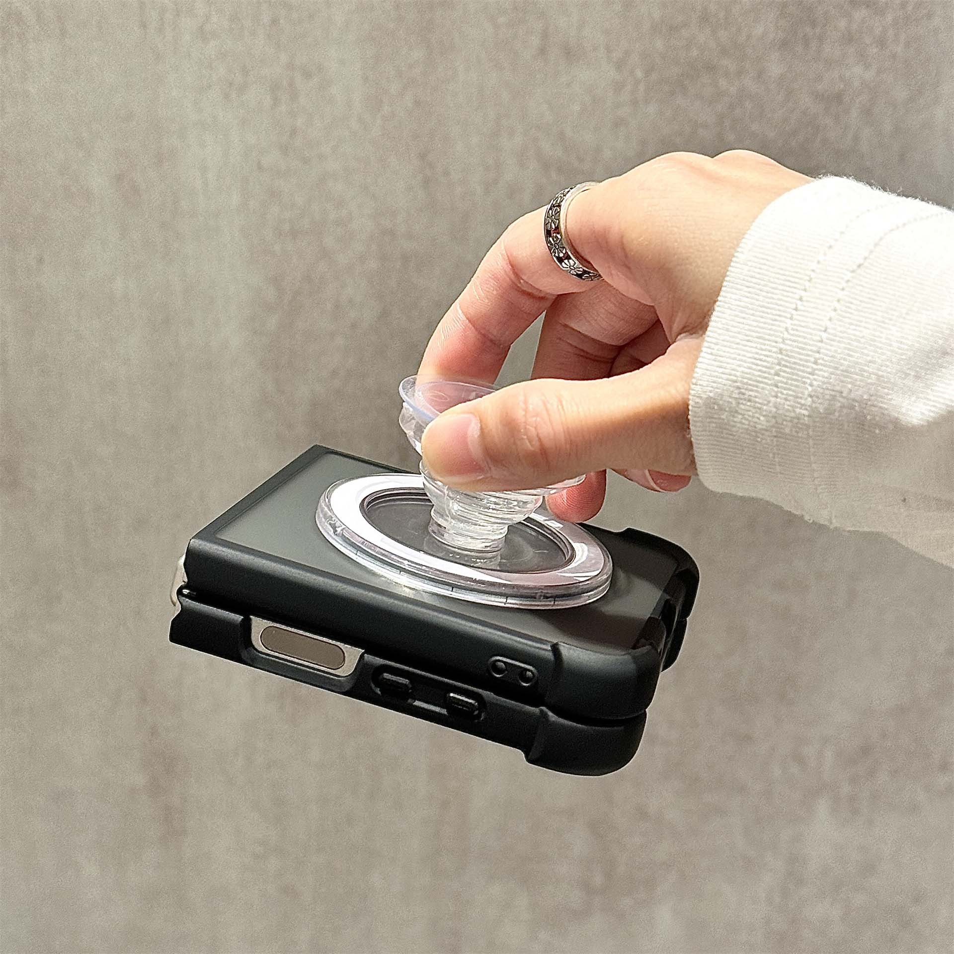 Matte Magnetic Phone Case For Samsung Z Flip 7 6 5 Foldable Case_voghion.com