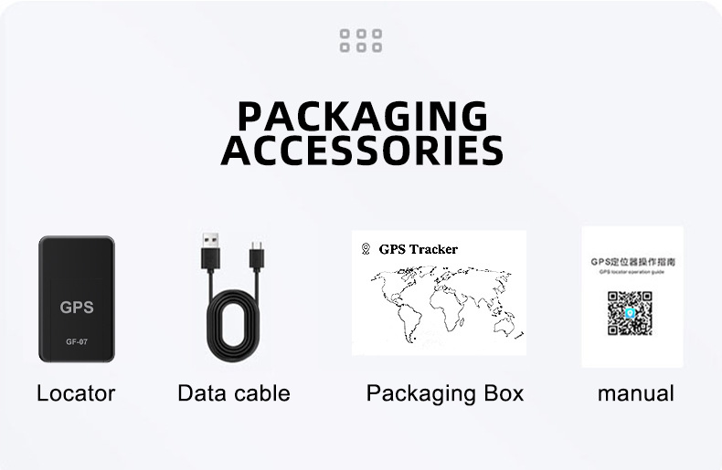 GF07 cross-border best-selling GPS tracker, item tracker, anti-loss device for the elderly, car tracker, and pet tracker