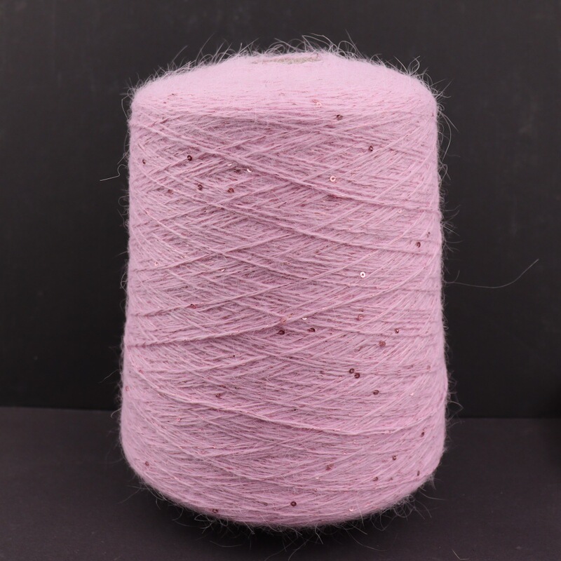 100g 600 m 2mm sequined angora gold and silver wool plush mink wool yarn hand woven thread 100g 600 m 2mm sequined angora gold and silver wool plush mink wool yarn hand woven thread