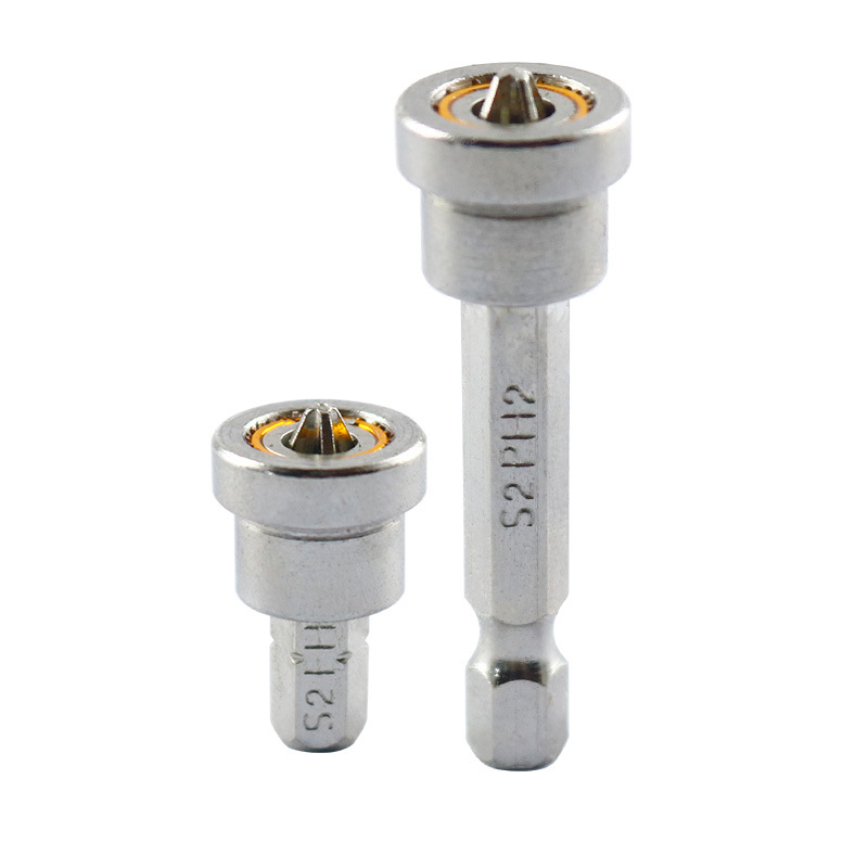 Fuerte posicionamiento cruzado magnético cabeza de lote placa de yeso cabeza de lote especial cabeza de lote neumático cabeza de lote localizador de tornillo manga eléctrica