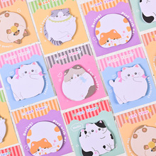 猫咪ins风异形便利贴可爱卡通可撕N次贴纸手帐装饰留言学生备忘