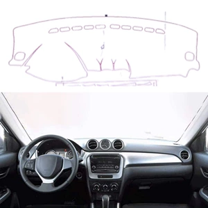 Suitable for Suzuki Vitara 4th15-20 or so car central control instrument panel cover car instrument panel light-proof pad