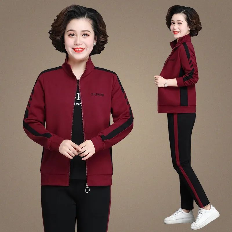 Women's Plus Size Sports Suit Casual Two Piece Set For Women_voghion.com