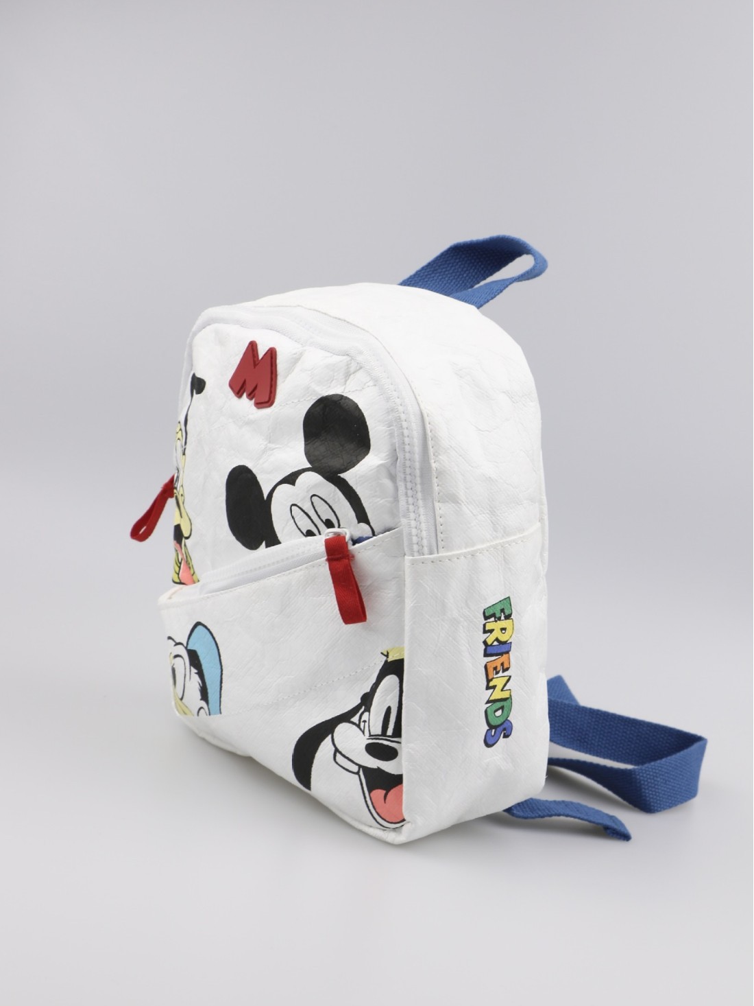 Ligero DuPont papel ocasional de los niños dibujos animados impreso blanco mochila Kindergarten