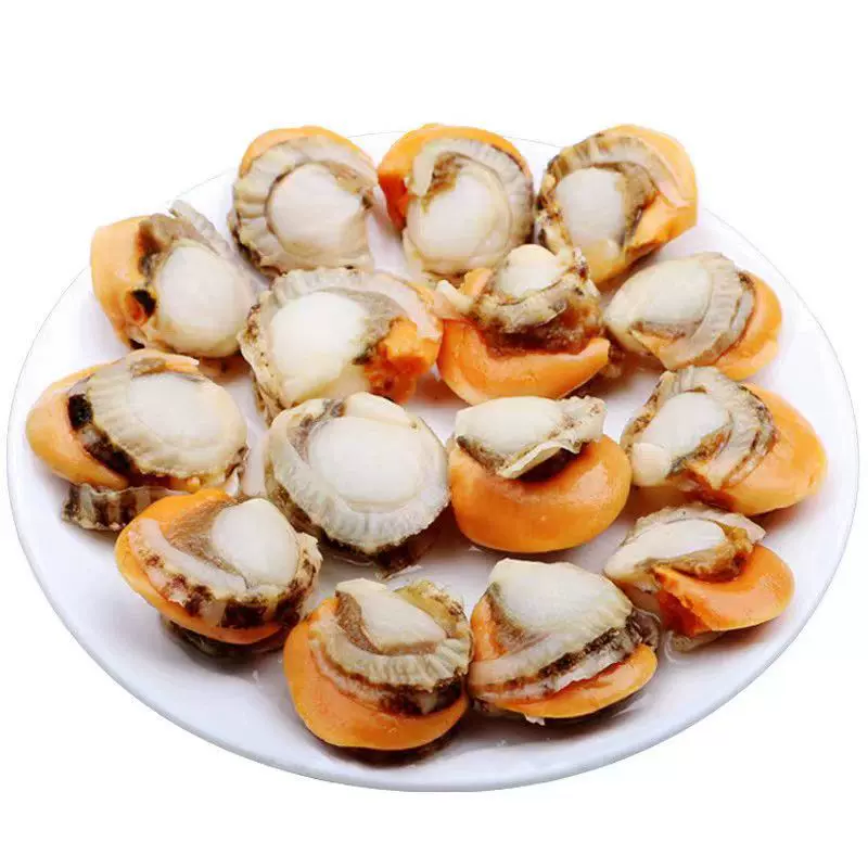厂家批发顺丰可定制量大整箱优惠扇贝新鲜大号冷冻熟扇贝肉鲜冻
