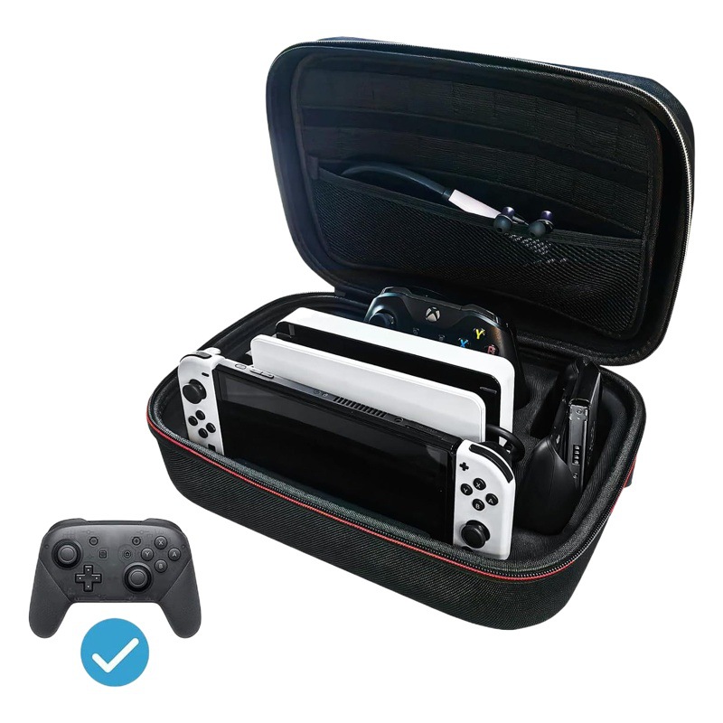 Adecuado para Nintendo switch bolsa de almacenamiento NS host bolsa de accesorios de almacenamiento completo portátil crossbody bolsa de protección