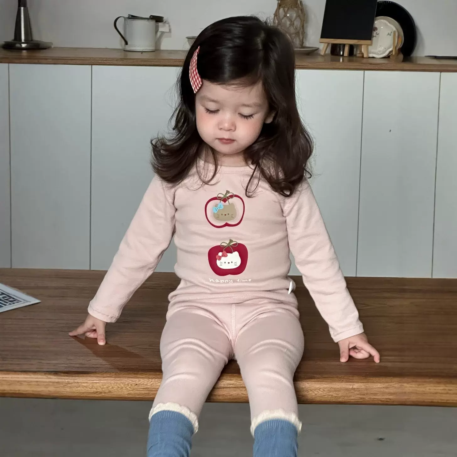 【2025升级版】儿童睡衣女童A类秋衣秋裤羊毛拉架家居服套装