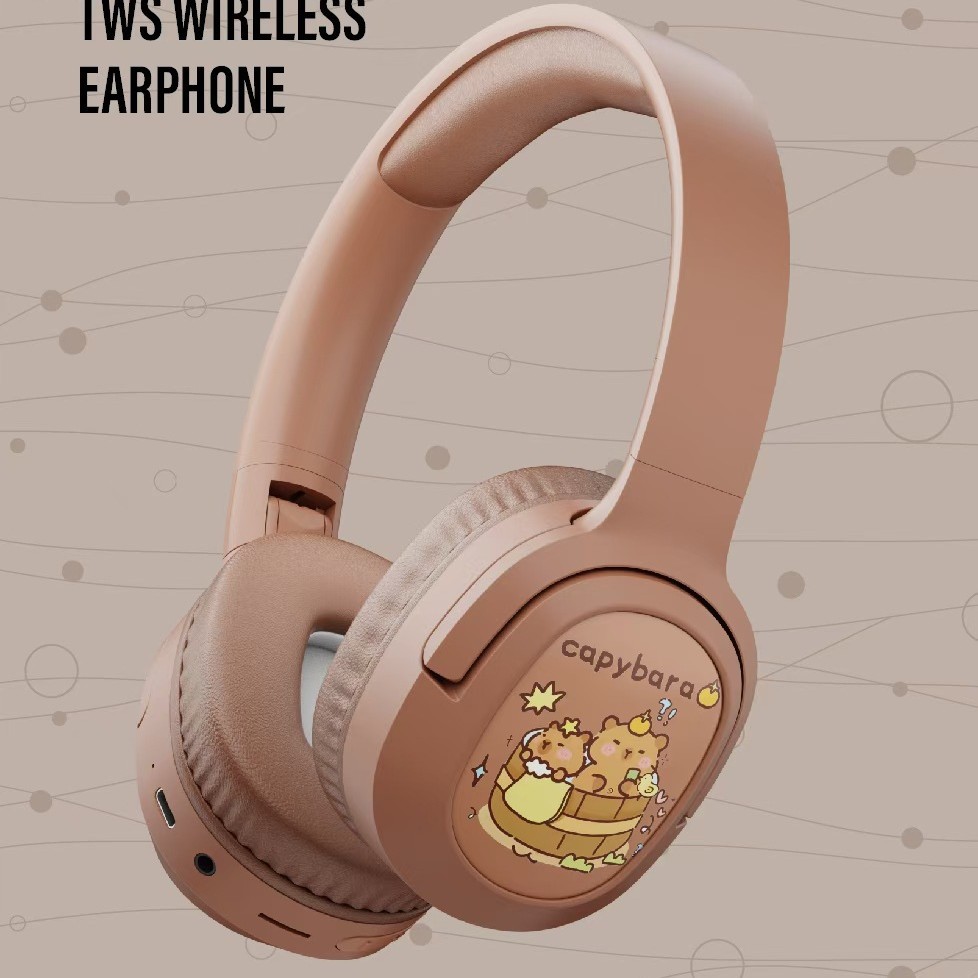 Nuevo KT-200 transfronterizo de celebridades de Internet auriculares Bluetooth patrón de dibujos animados lindo auriculares de aprendizaje para niños al por mayor image 3