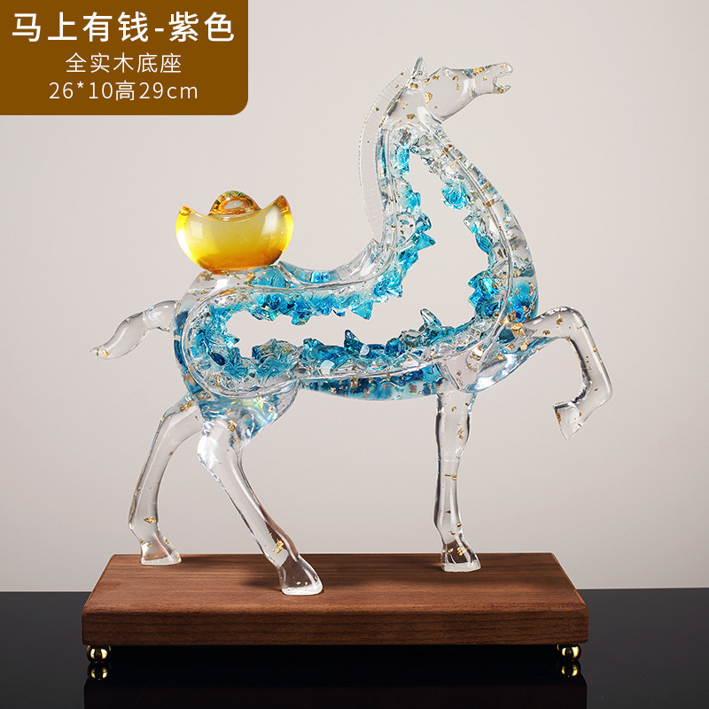 リビングルームの置物は軽くて豪華で高級な雰囲気のお酒棚の装飾品です。