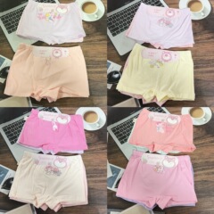 千趣豆カーティング紙製女児用下着110-150サイズ、快適な純綿女児用ボクサーパンツ、女児用下着卸売