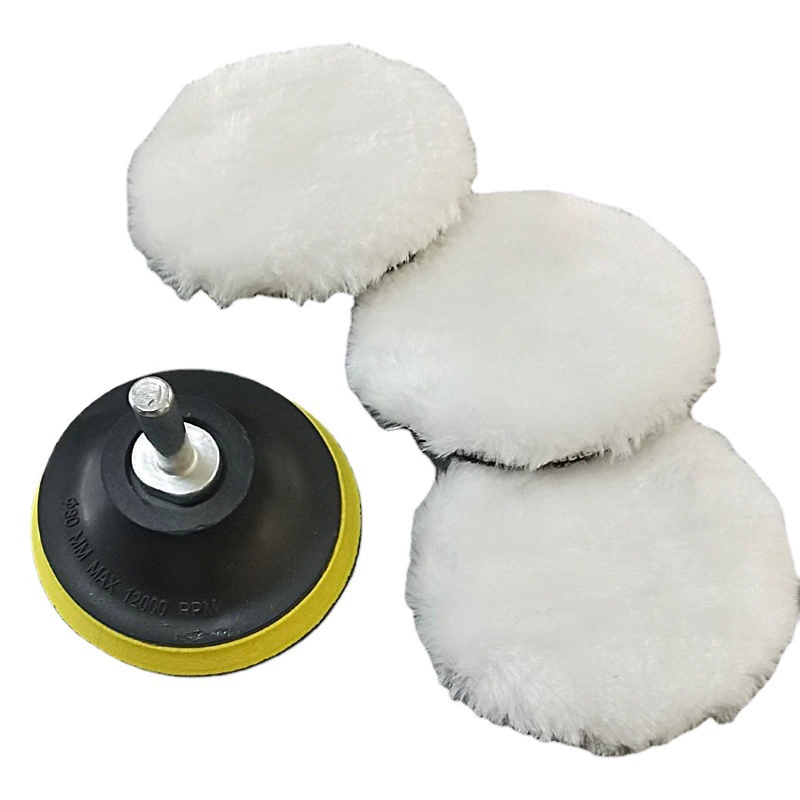 Популярные за рубежом 3-дюймовые, 4-дюймовые, 5-дюймовые 6inch 7inch автомобильные шерстяные шарики для полировки, имитирующие шерстяные шарики, набор из 5 предметов