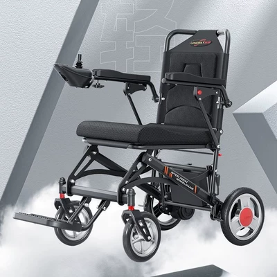 Electric Wheelchair for the Elderly, Foldable Mobility Scooter for the Elderly, Foldable and Lightweight Electric Wheelchair for the Disabled (Qatlanan elektrik velosipedlər) - 6a-lithium-battery-lasts-about-8-kilometers
