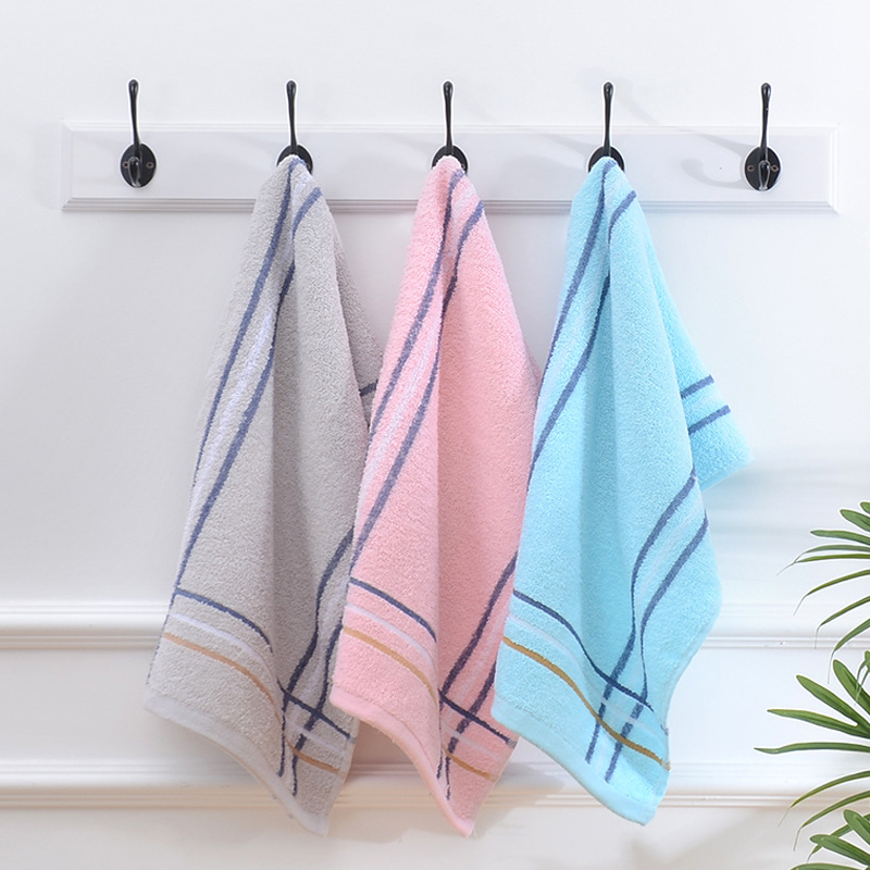 Toalhas de rosto de algodão absorvente macias para casal_voghion.com