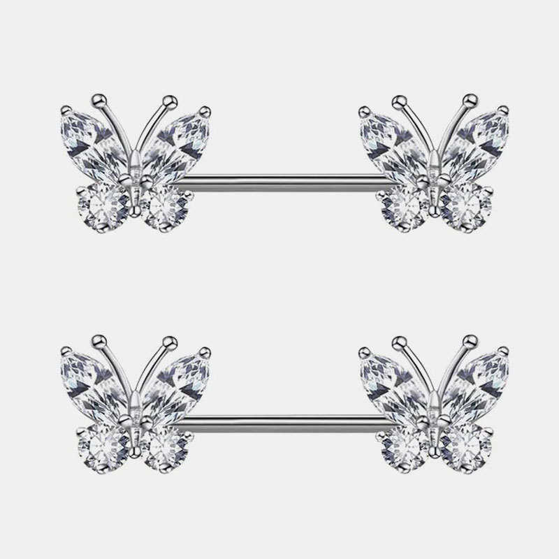Labret piercing jewelry detail image