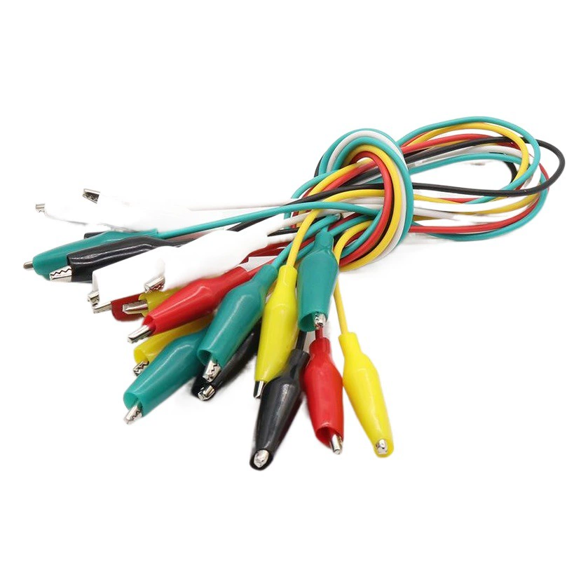 Двуглавый зажим «крокодил» с проводом (небольшой размер) 5 видов цветов каждые 2/7 видов цветов каждая 1 тестовая линия ремонта линии связи