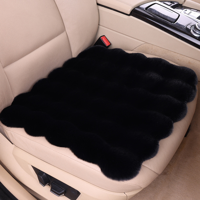 Plush Single – Qìchē Wool pad - black-front-row-single-piece