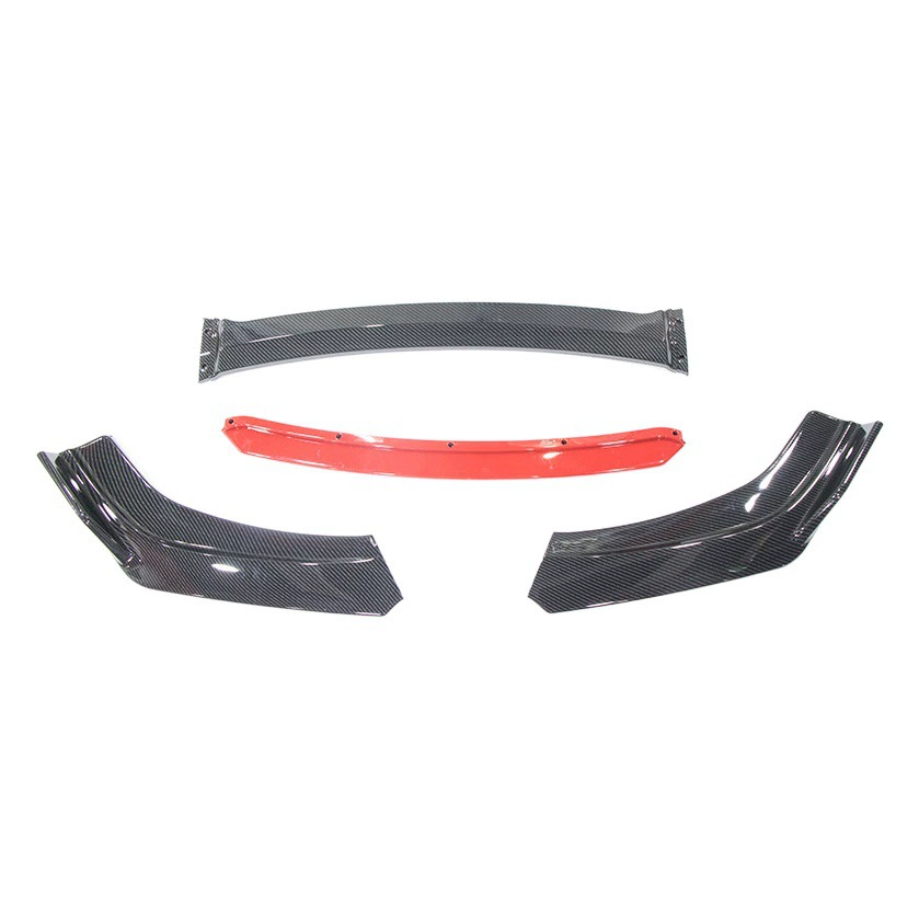 Прямые поставки с завода нового автомобиля Модифицированная четырехсекционная двухслойная Передняя лопата с размером языка, окружающим красный спойлер передней губы