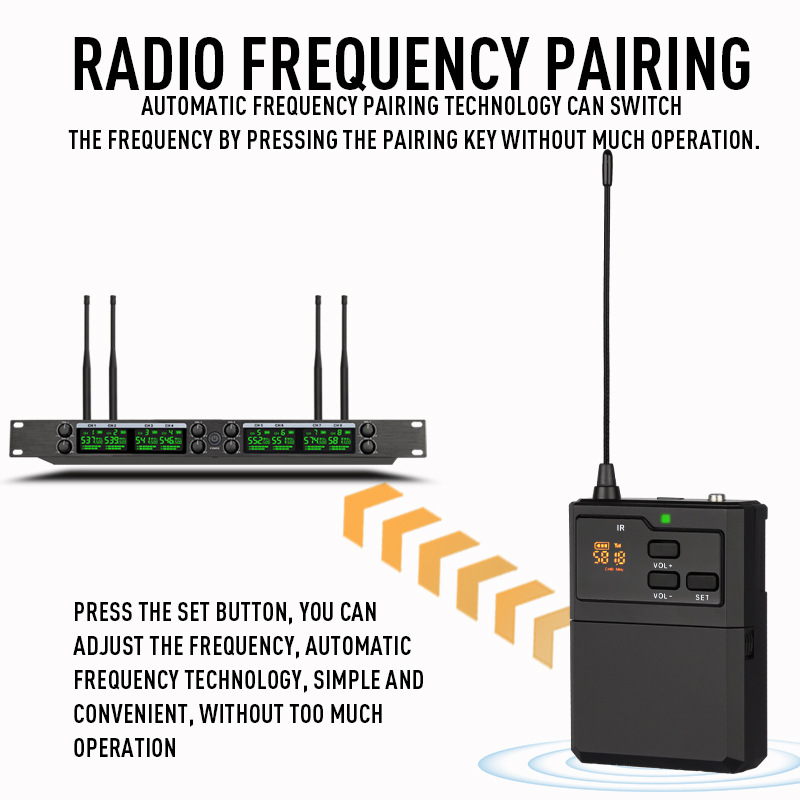 Professional Wireless Lavalier Microphone For Outdoor Performance_voghion.com