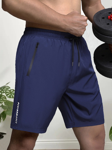 Men's Quick-Dry Beach Running Breathable 5-inch Shorts, Fitness Leisure Sports Shorts in European and American Sizes