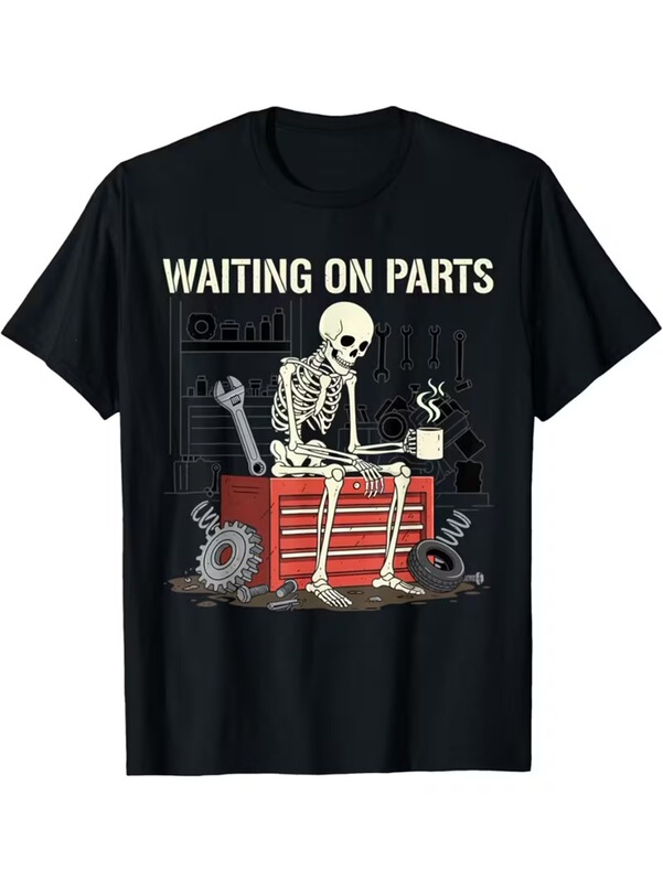 European size cotton TY2K aesthetic European size men's printed T-shirt, vintage print, loose casual top, breathable