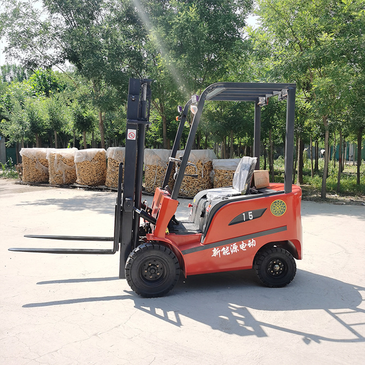 鼎东电动叉车半电动堆垛机1.5吨手动液压堆高车托
