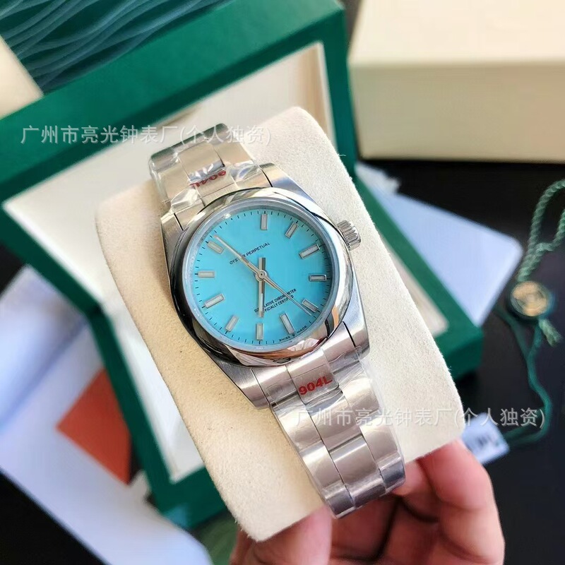 Oyster Perpetual Couple Watch Stainless Steel Luminous Waterproof Fully Automatic Mechanical Watch Men's Watch Women's Dropshipping