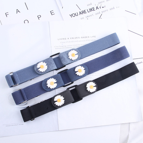 [Same Style] Invisible Belt Seamless Lazy Belt Versatile Stretch Elastic Jeans Belt for Women Decoration