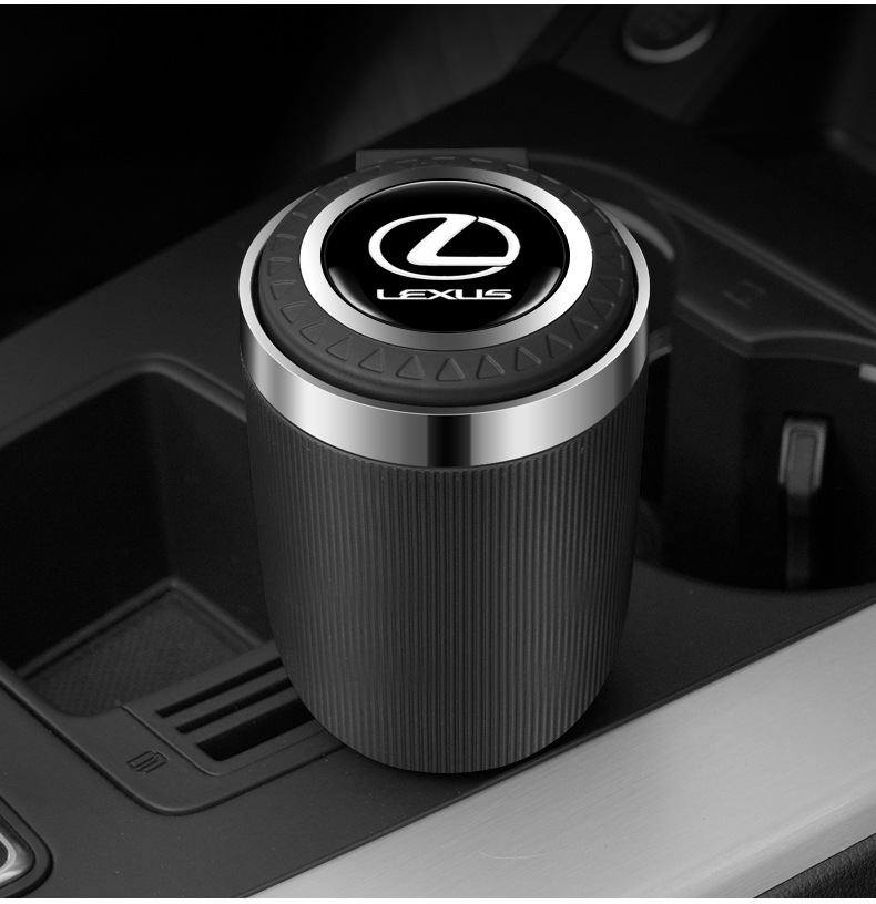 Car ashtray creative multi-functional automatic men's car artifact with lid personalized car interior supplies