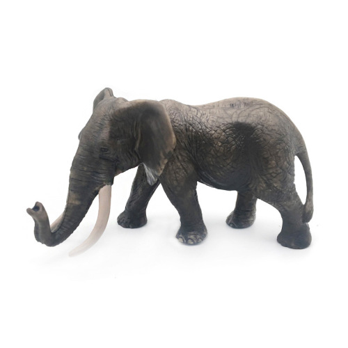 Simulation wildlife animal model children's educational toy PVC solid forest animal tiger lion elephant ornament