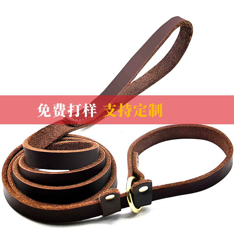 Тяговая веревка из воловьей кожи P поддерживает внешнюю торговлю, трансграничную поставку цепи для дрессировки собак, Взрывозащищенная веревка для собак для маленьких, средних и больших собак