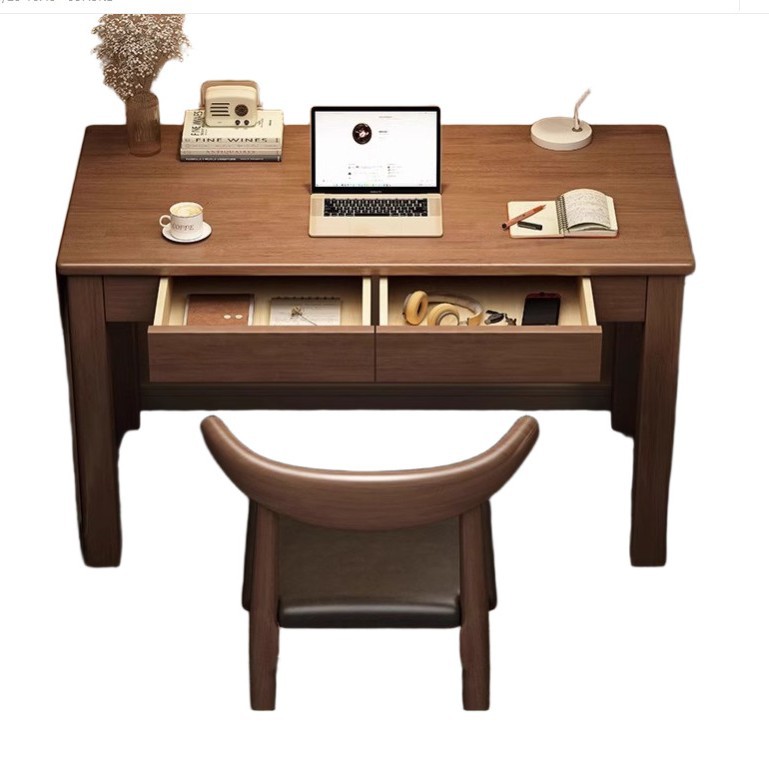 Mesa de escritorio de madera maciza personalizada al por mayor mesa de computadora doméstica mesa de escritorio dormitorio mesa de estudio de escritorio de escritorio pequeño tipo de casa image 6
