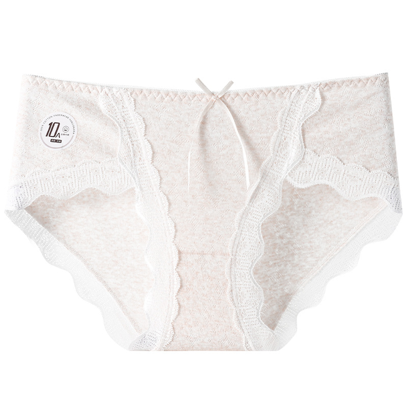 Hijo de algodón para bebés de clase A. Pantalones de lógica de encaje sexy, 10A algodón antibacteriano, pantalones cortos de entrepierna image 9
