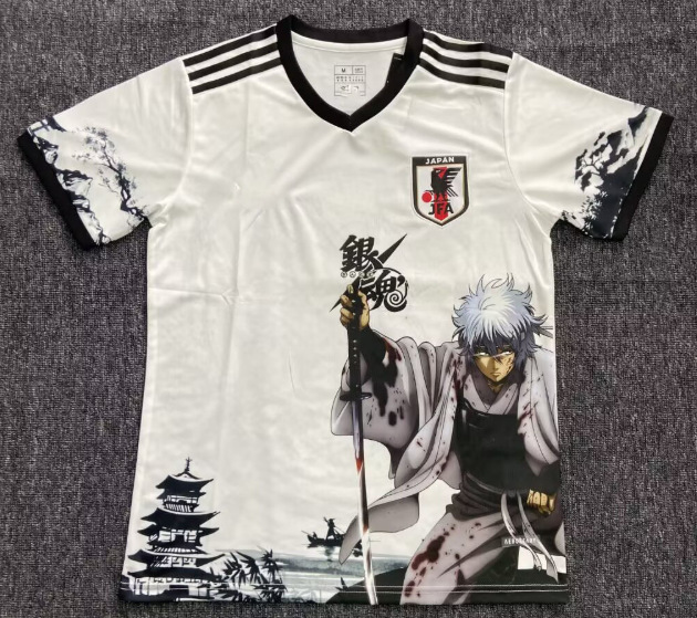 25-26 Nueva camiseta de anime de camiseta japonesa One Piece Samurai Sakura Dragon Ball Uniforme de fútbol transfronterizo de edición especial