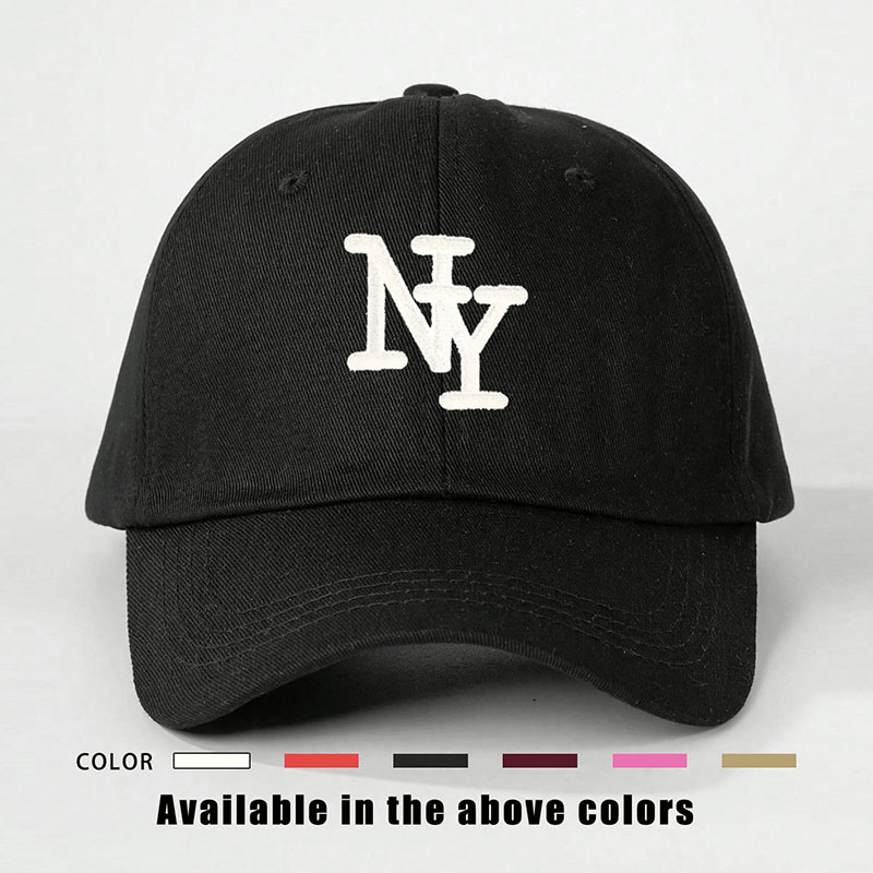 Gorra de béisbol NY bordada, gorra de ocio de protección solar al aire libre, adecuada para niños y niñas, viajes de primavera y otoño, sombrero para el sol de vacaciones junto al mar