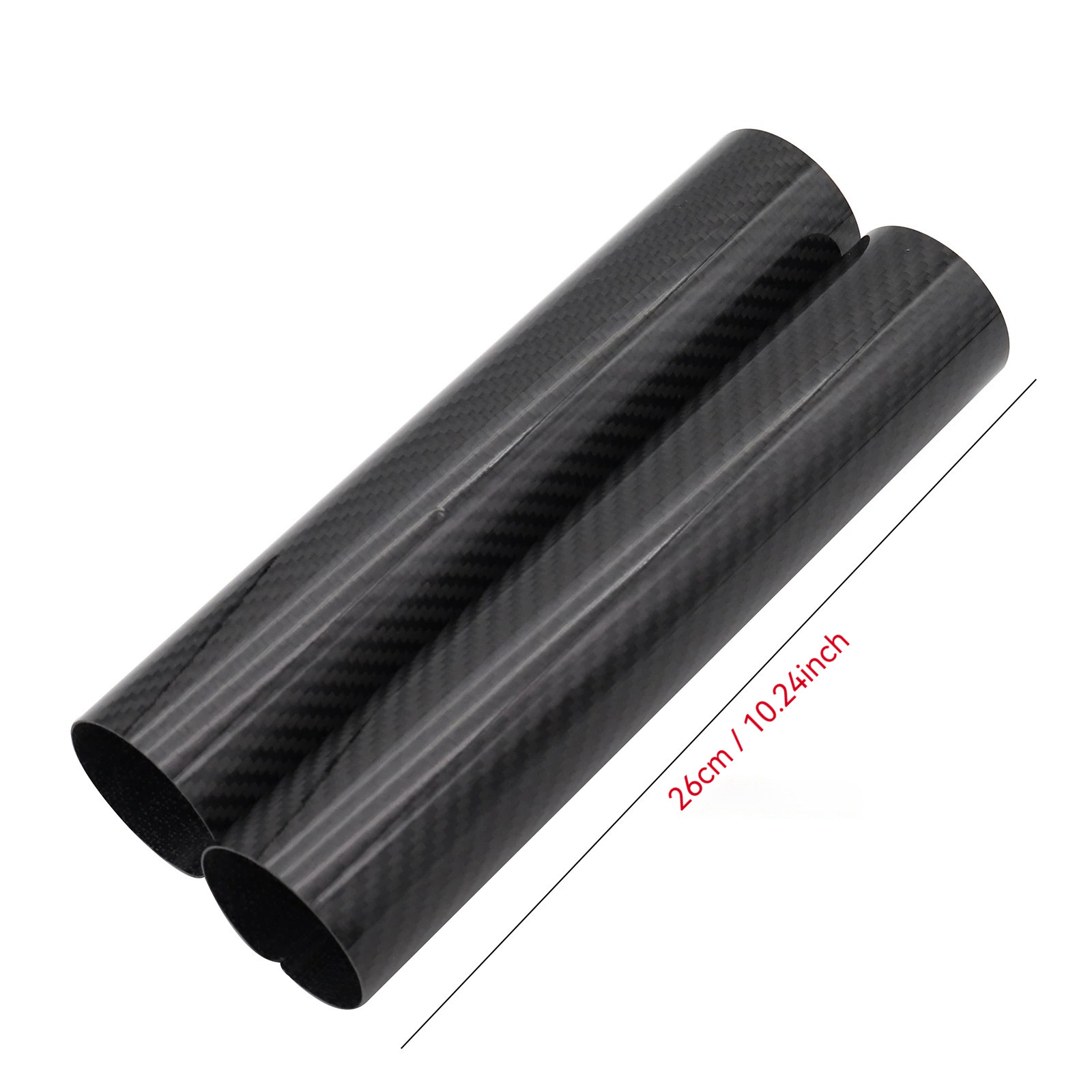 Carbon Fiber Motorcycle Front Fork Protective Cover, Off-Road Modification Anti-Scratch Cover, Universal Shock-Absorbing Protective Cover