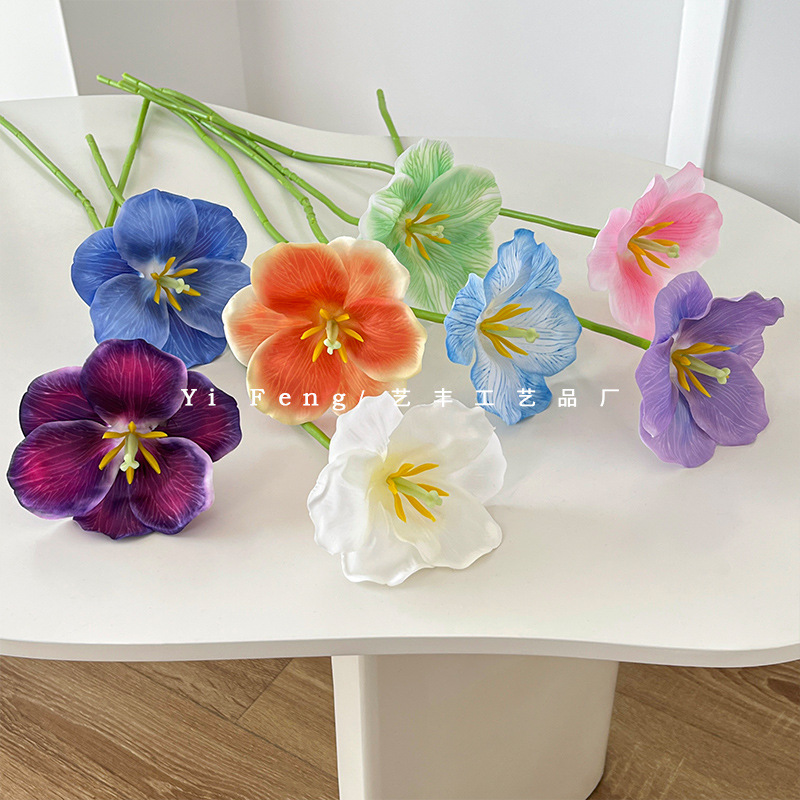 3D Printing Flowering Leafless Single Branch Simulation Tulip DIY Floral Materials Artificial Flowers Simulation Flowers Cross-border Wholesale