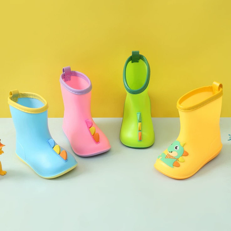 Трансграничные онлайн-магазины спот детские дождевые туфли резиновые туфли мультяшные мужские и женские дети 1 малыш 3-6 лет дождевые сапоги водная обувь
