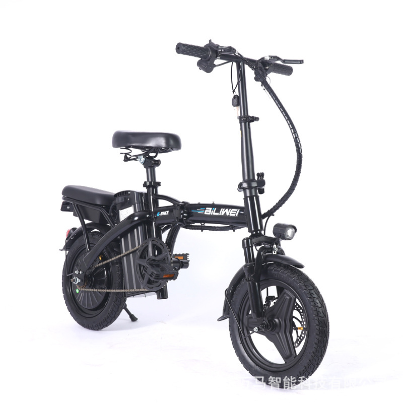 BILIWEI Folding Electric Vehicle Small Ultra-light Portable Lithium Battery Car Adult Electric Bicycle