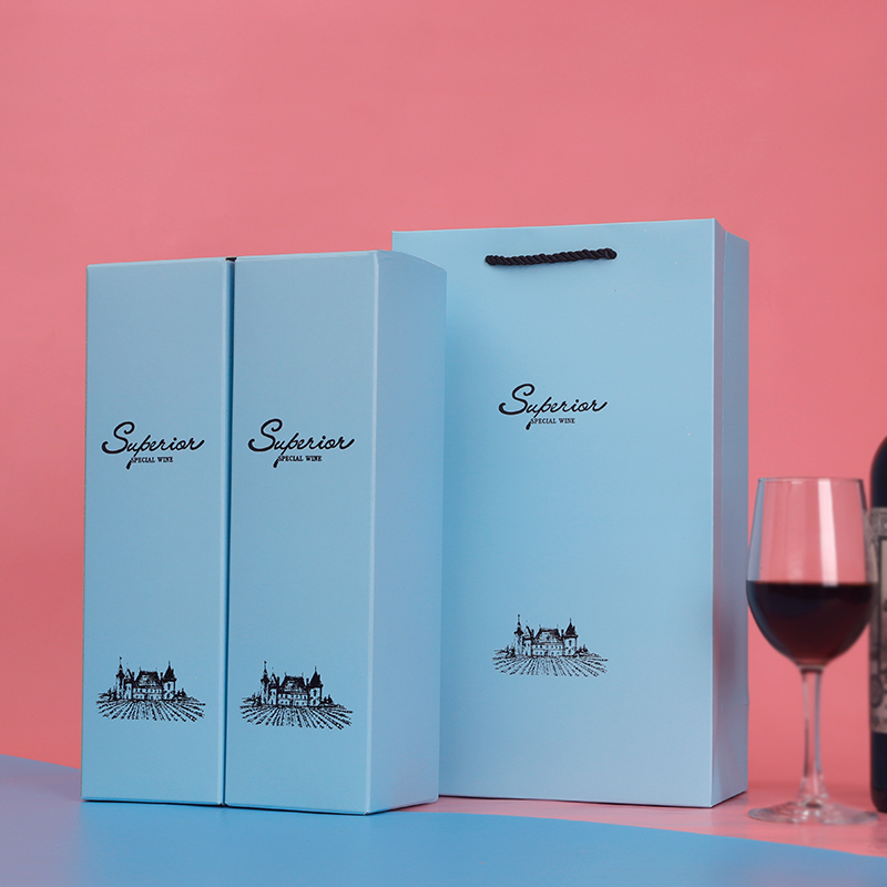 Caja de vino general, caja de papel, bolsa de mano, caja de regalo de vino, caja de embalaje, bolsas de regalo de vino, bolsas de regalo