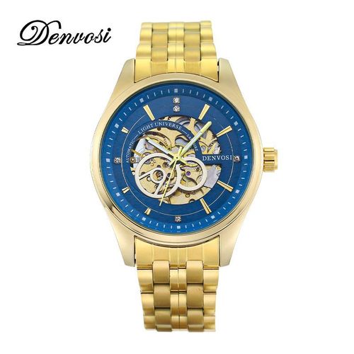 Danfushi Men's Automatic Mechanical Watch, Men's Mechanical Bracelet Watch, One-Time Shipping, Hollow Night Light Watch