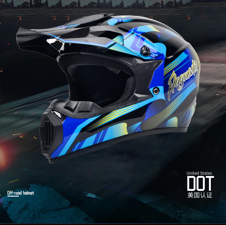 Cross-Border Supply of Dot Motorcycle Helmets, Off-Road Helmets, Mountain Bike Full-Face Helmets, Go-Kart Downhill Bicycle Helmets